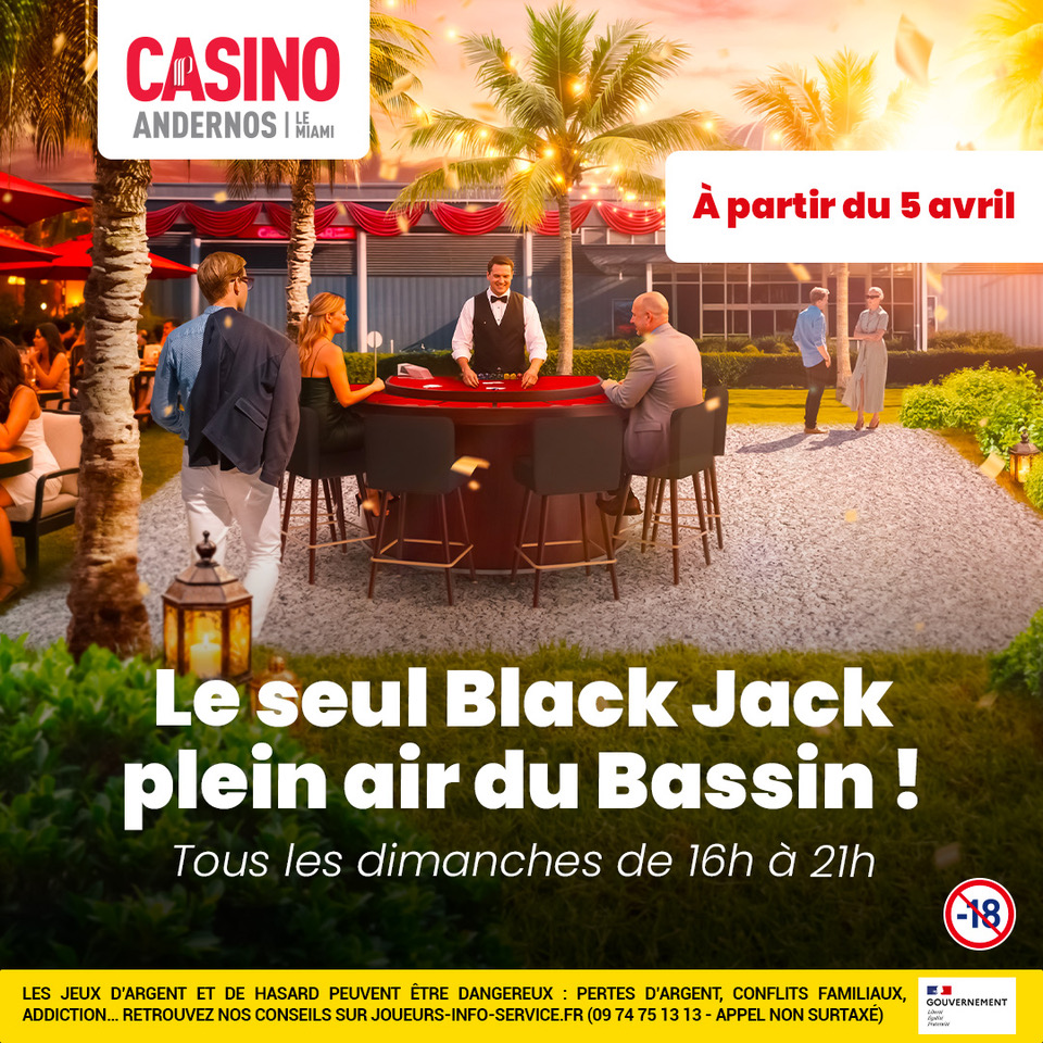 Nouveau : Black Jack en plein air !